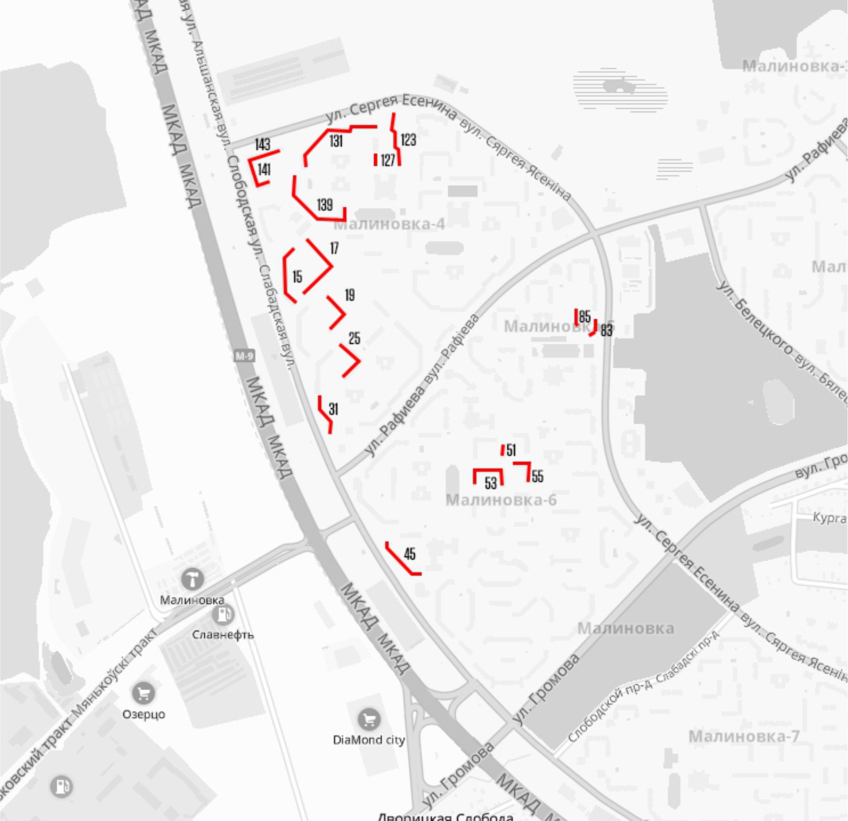 Карта расположения рекламных мест в адресной программе "Московская" reklama-on.by Карта расположения рекламных мест в адресной программе "Московская" reklama-on.by