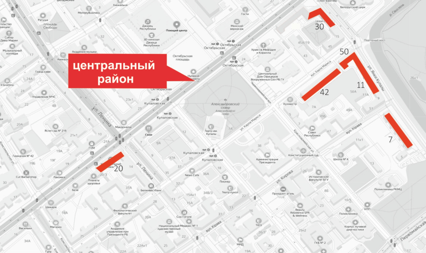 Карта расположения рекламных конструкций в лифтах р-на Центральный Карта расположения рекламных конструкций в лифтах р-на Центральный